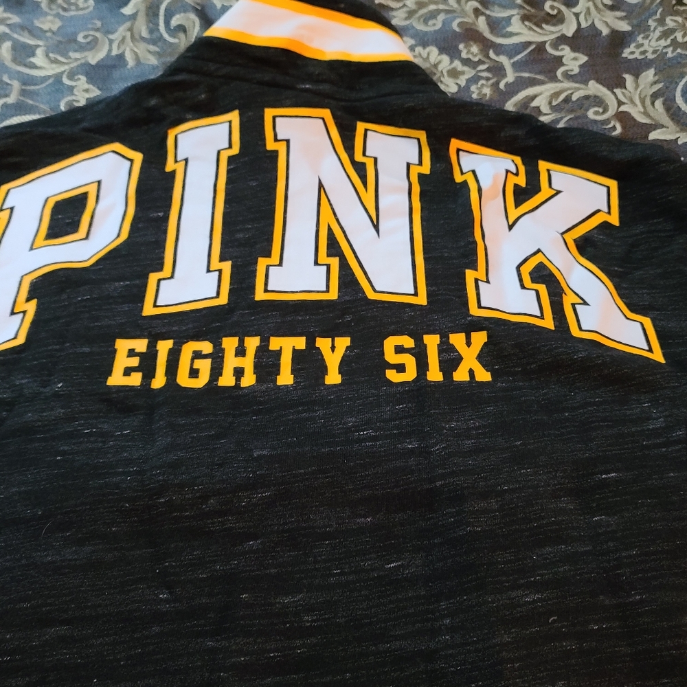 Pink Half zip sweatshirt
